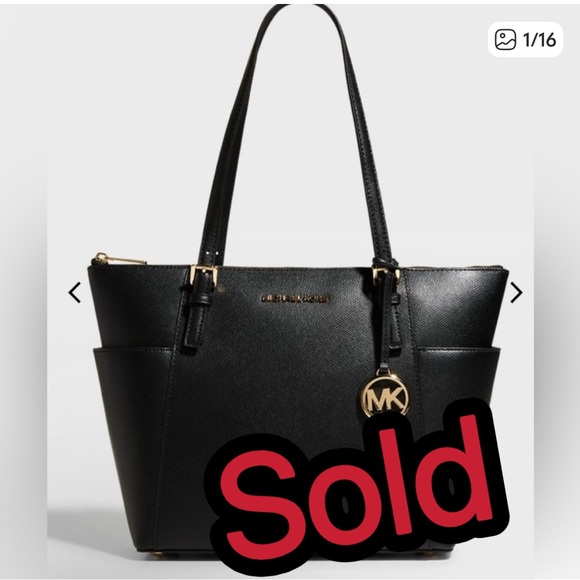 Michael Kors Handbags - Michael Kors Black leather Tote Bag shoulder bag like new ❌80% OFF SALE❌
